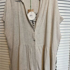 Umgee Cream Textured Shirt